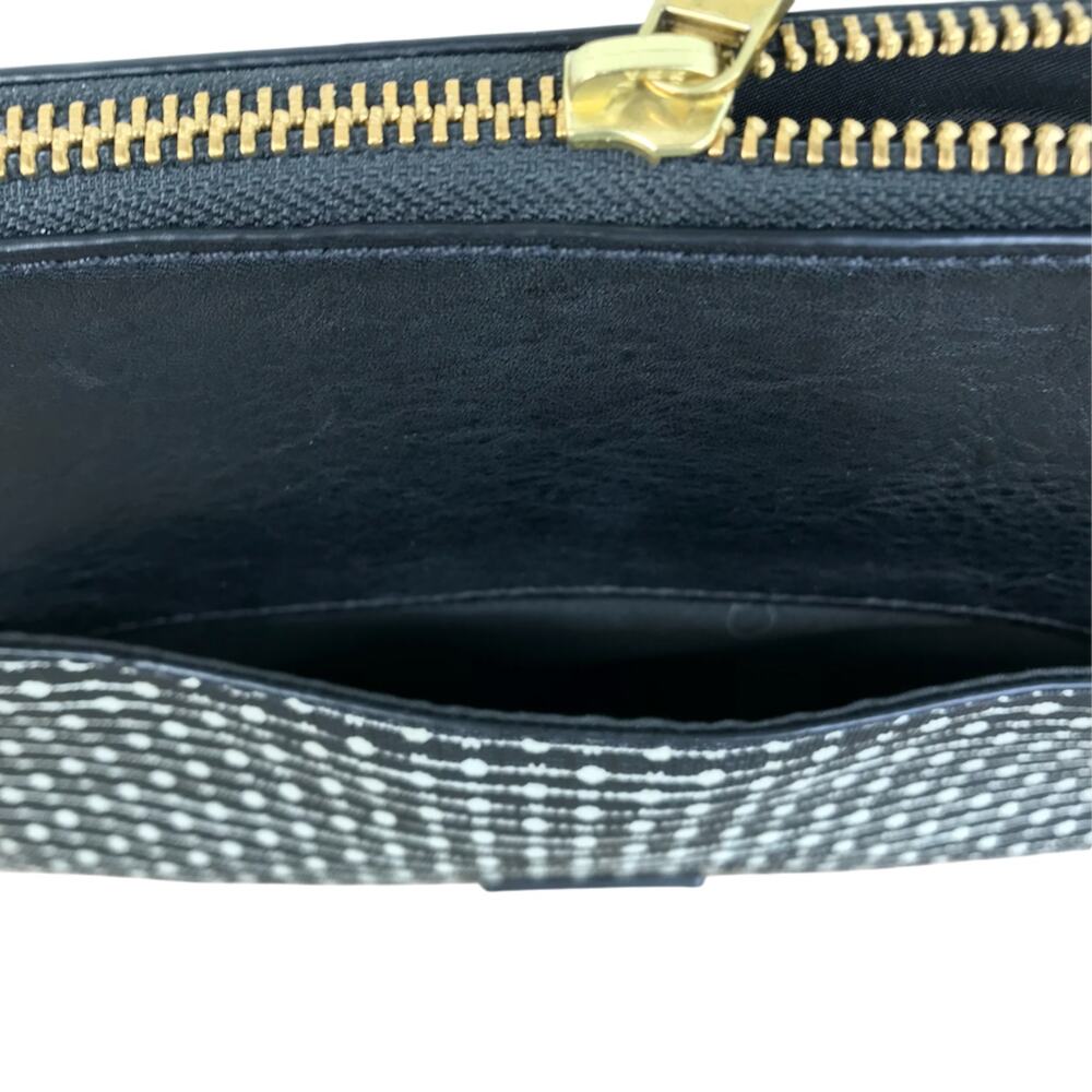 FOSSIL Fiona Printed Crossbody Bag Black White Everyday Office Travel Classic - Picture 7 of 13